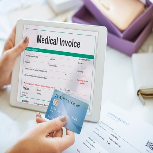 Medical Invoice Document Form Patient Concept